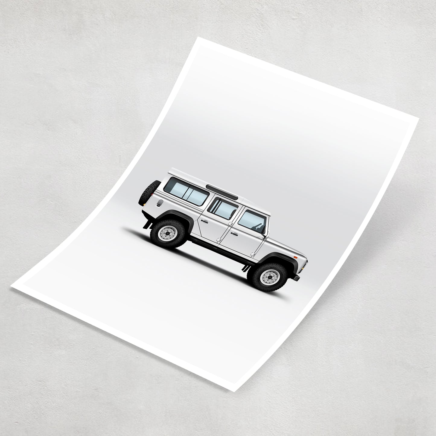 Iconic British Off-Road Vehicle 110 Print