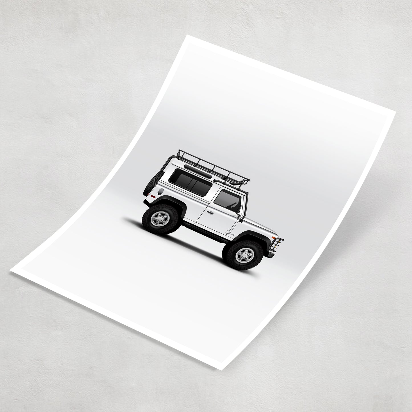 Iconic British Off-Road Vehicle 90 Print