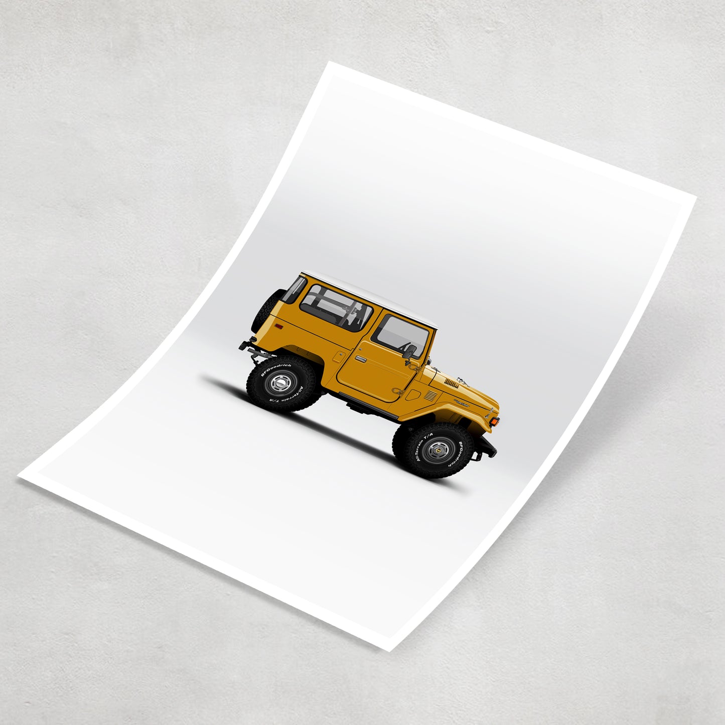 Toyota Land Cruiser FJ40 Print