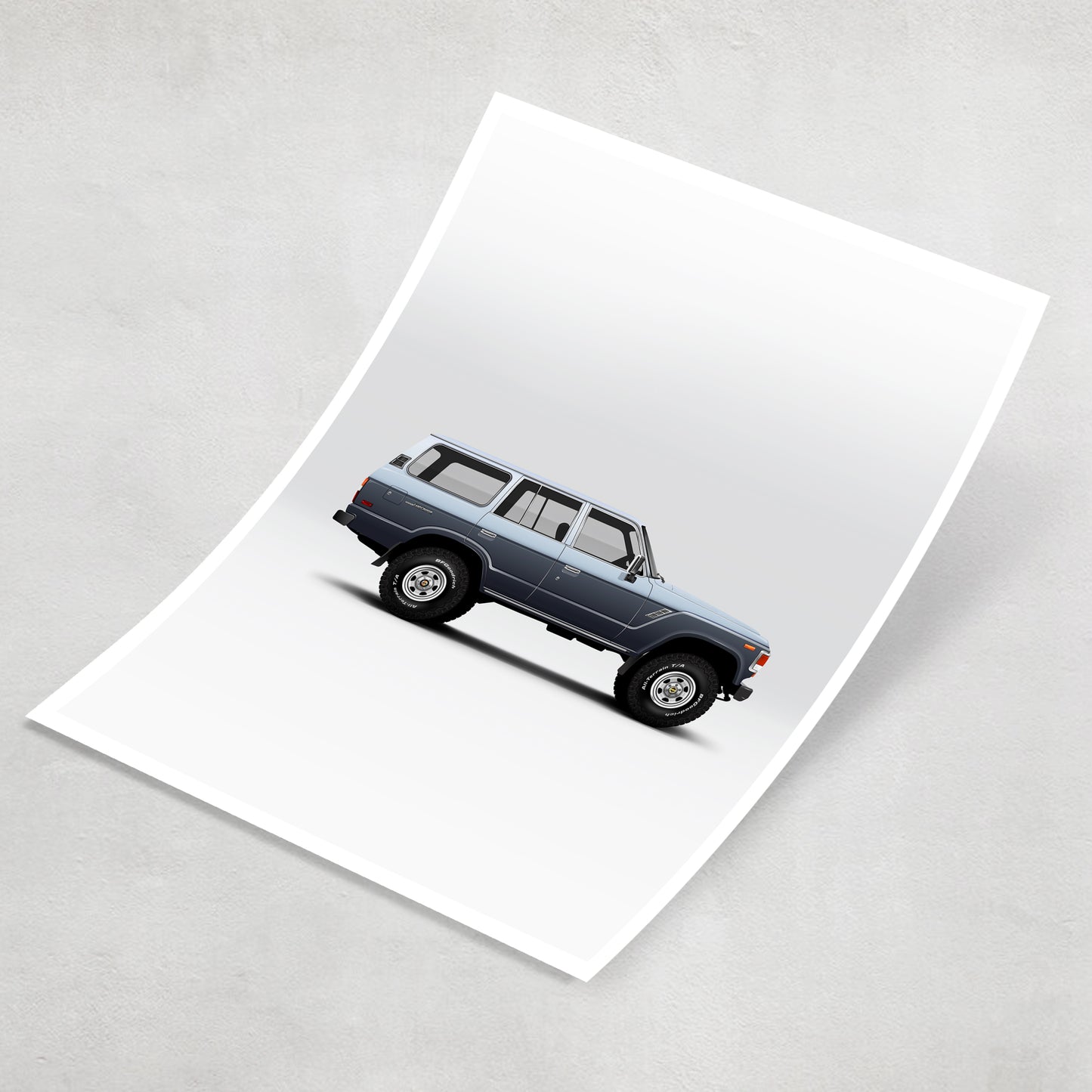 Toyota Land Cruiser FJ62 Print