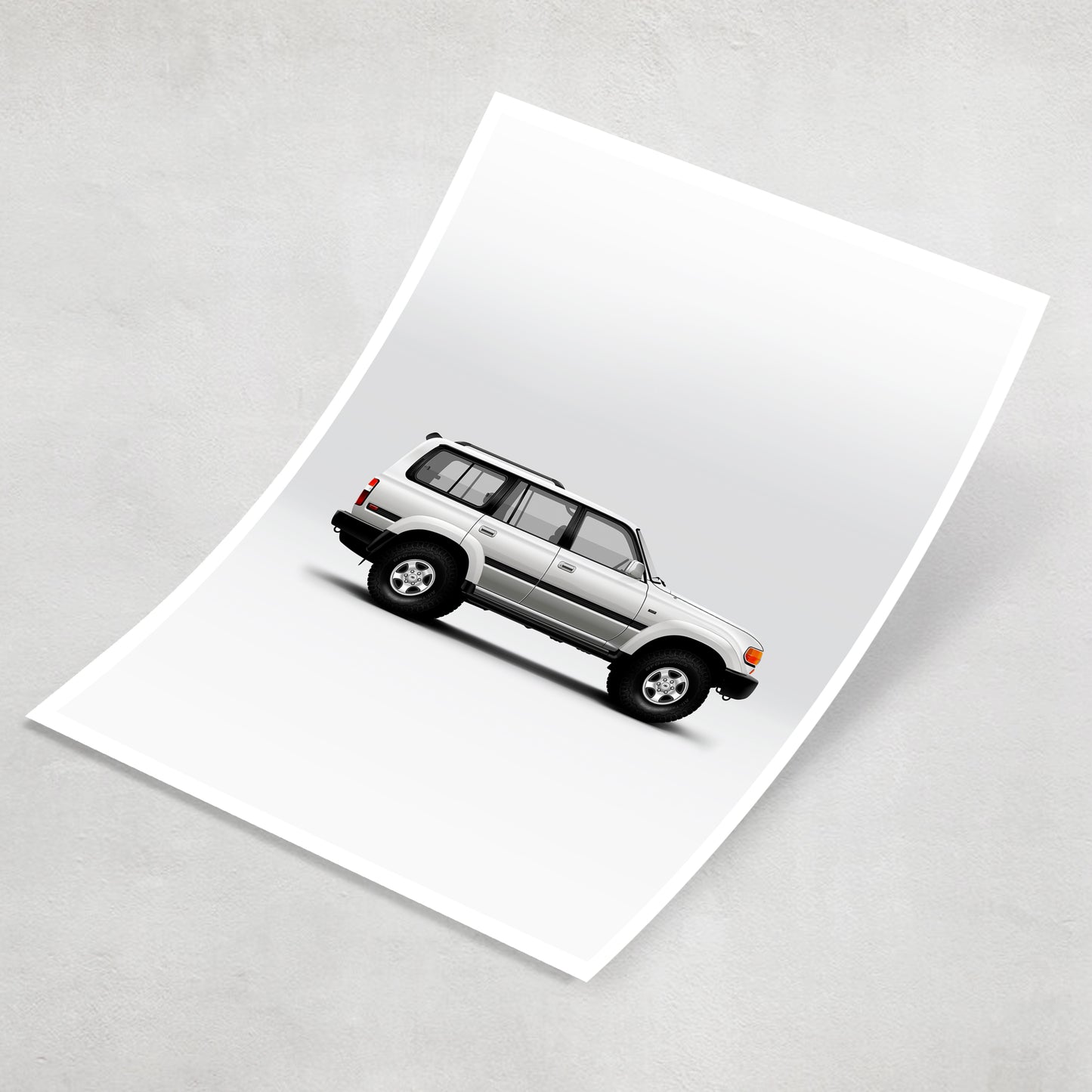 Toyota Land Cruiser FJ80 Print