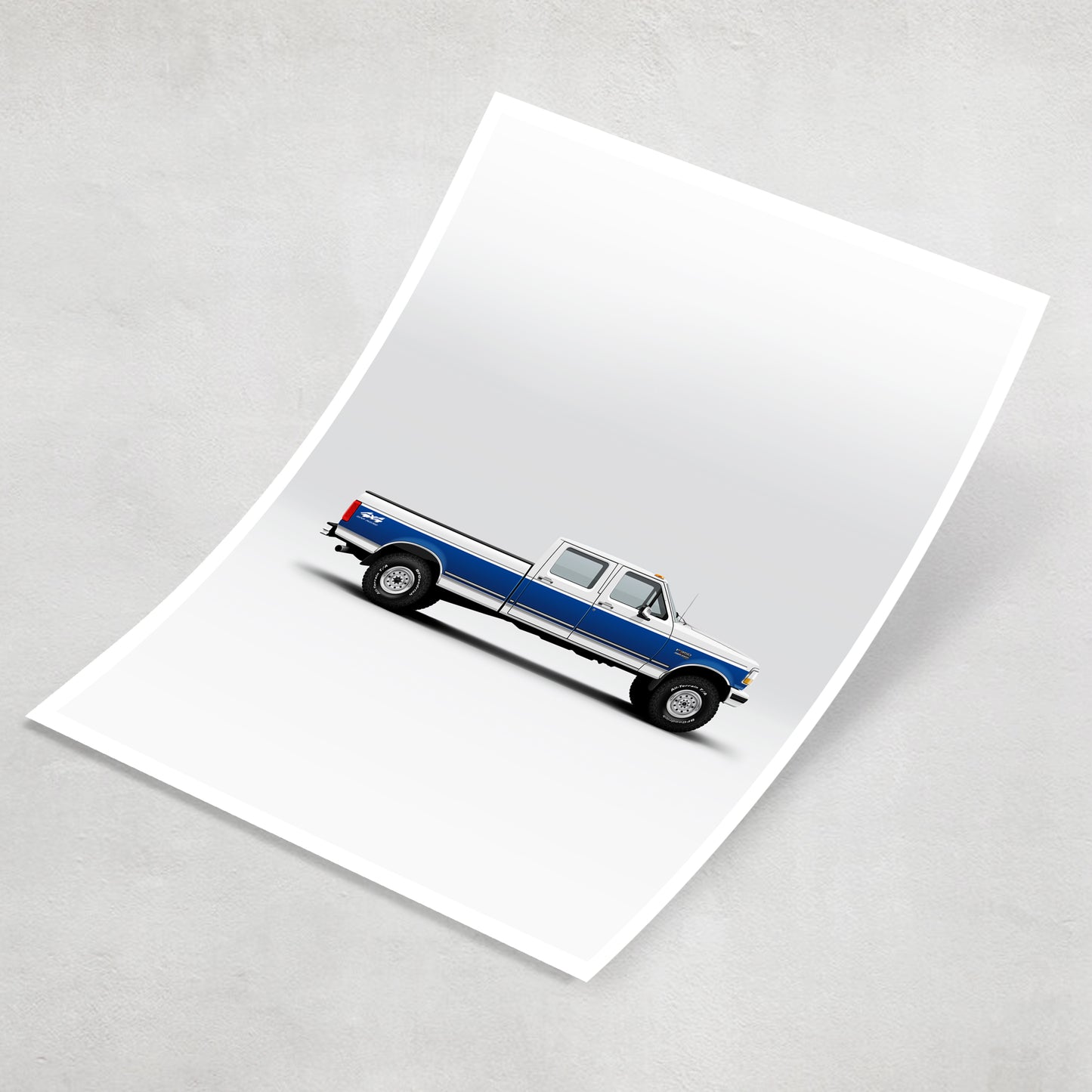 F350 Pickup Truck Print