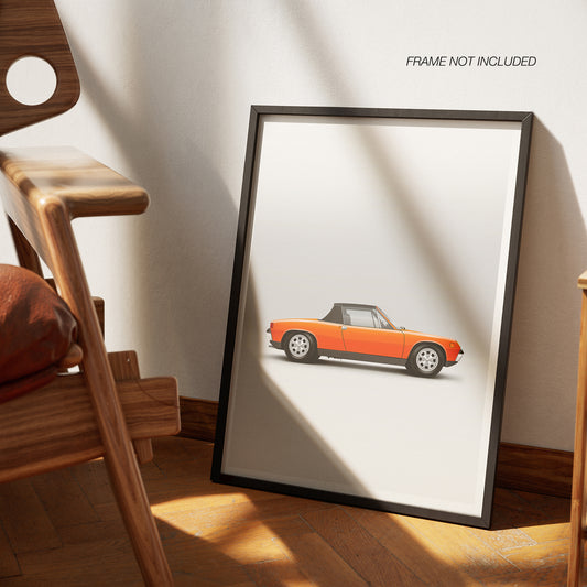 Classic German Mid Engine Sports Car 914 Print
