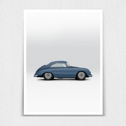 Classic German Sports Car 356 Coupé Print