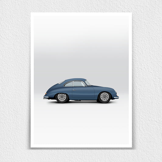 Classic German Sports Car 356 Coupé Print