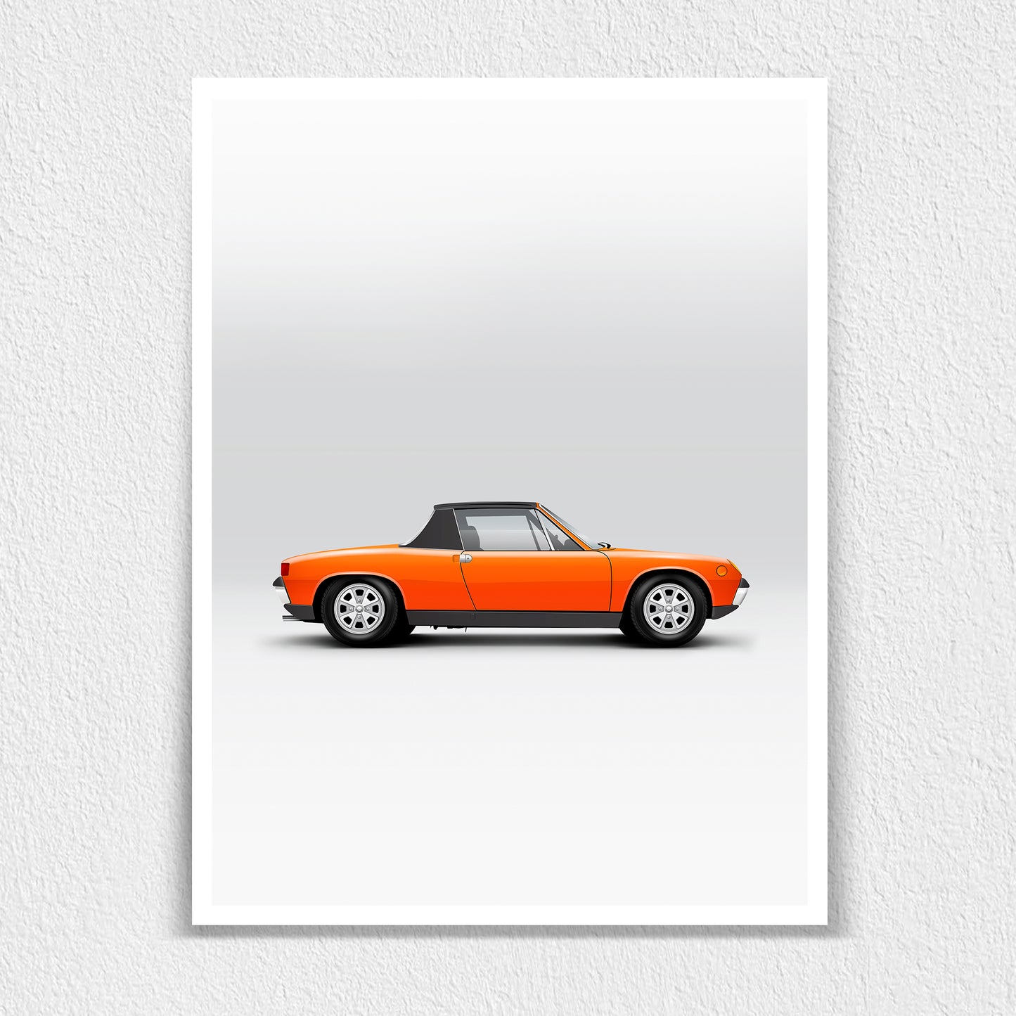 Classic German Mid Engine Sports Car 914 Print