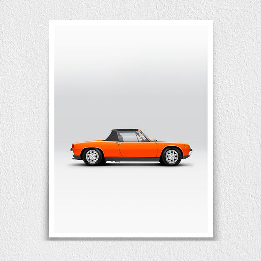 Classic German Mid Engine Sports Car 914 Print
