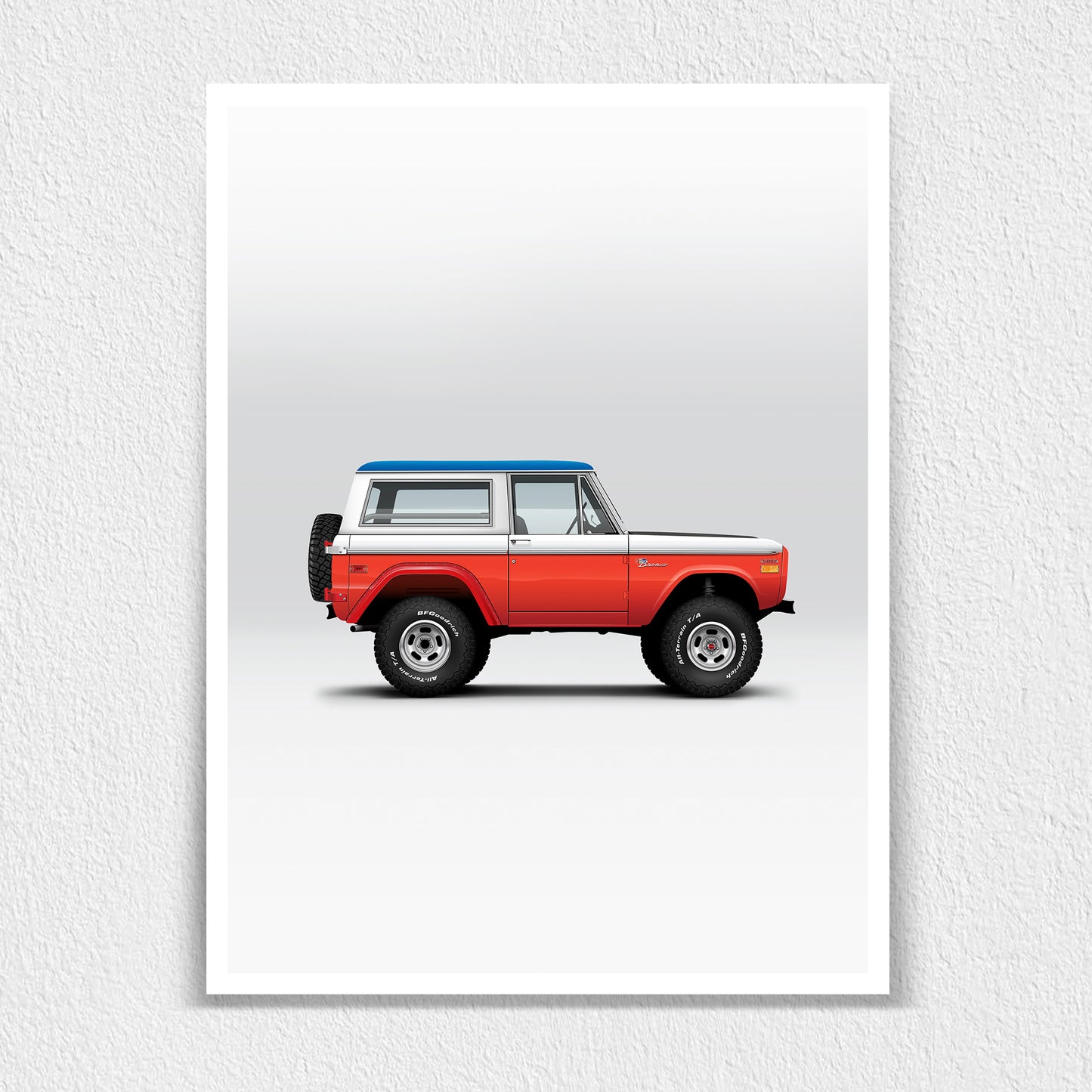Baja Bronco Print