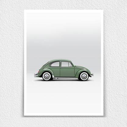 Classic German Rear Engine 2-Door Saloon Print