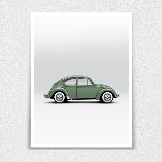 Classic German Rear Engine 2-Door Saloon Print