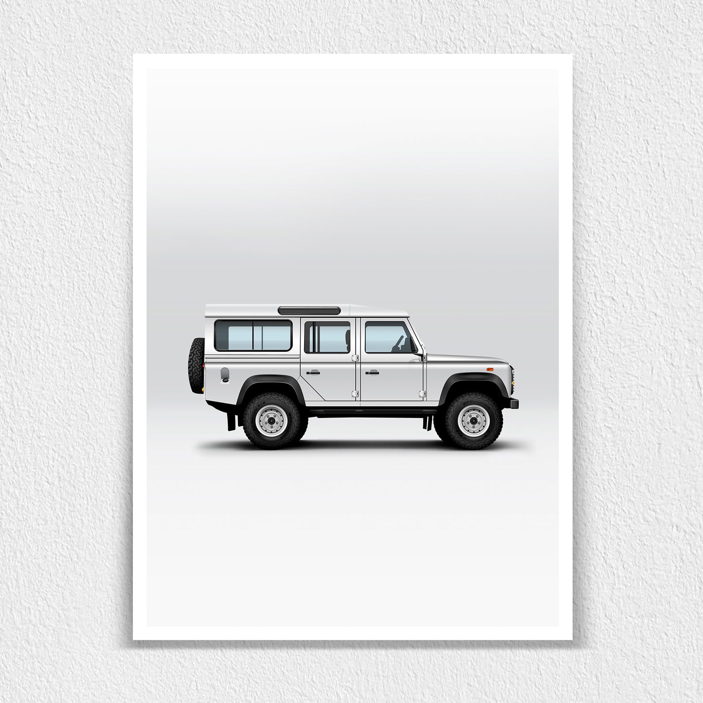 Iconic British Off-Road Vehicle 110 Print