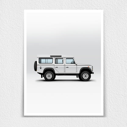 Iconic British Off-Road Vehicle 110 Print