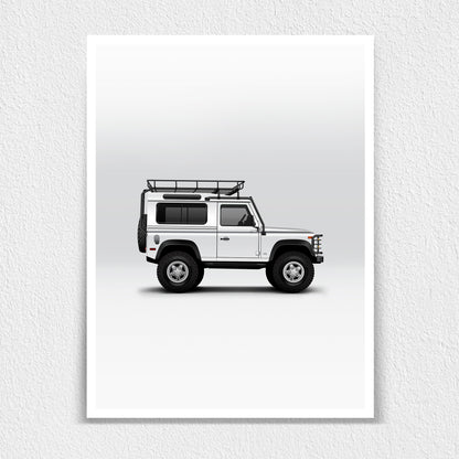 Iconic British Off-Road Vehicle 90 Print