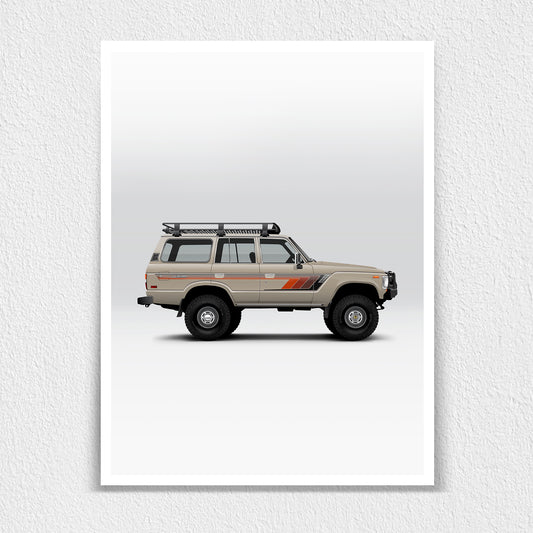 Toyota Land Cruiser FJ60 Print