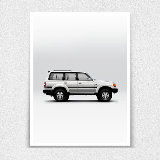 Toyota Land Cruiser FJ80 Print