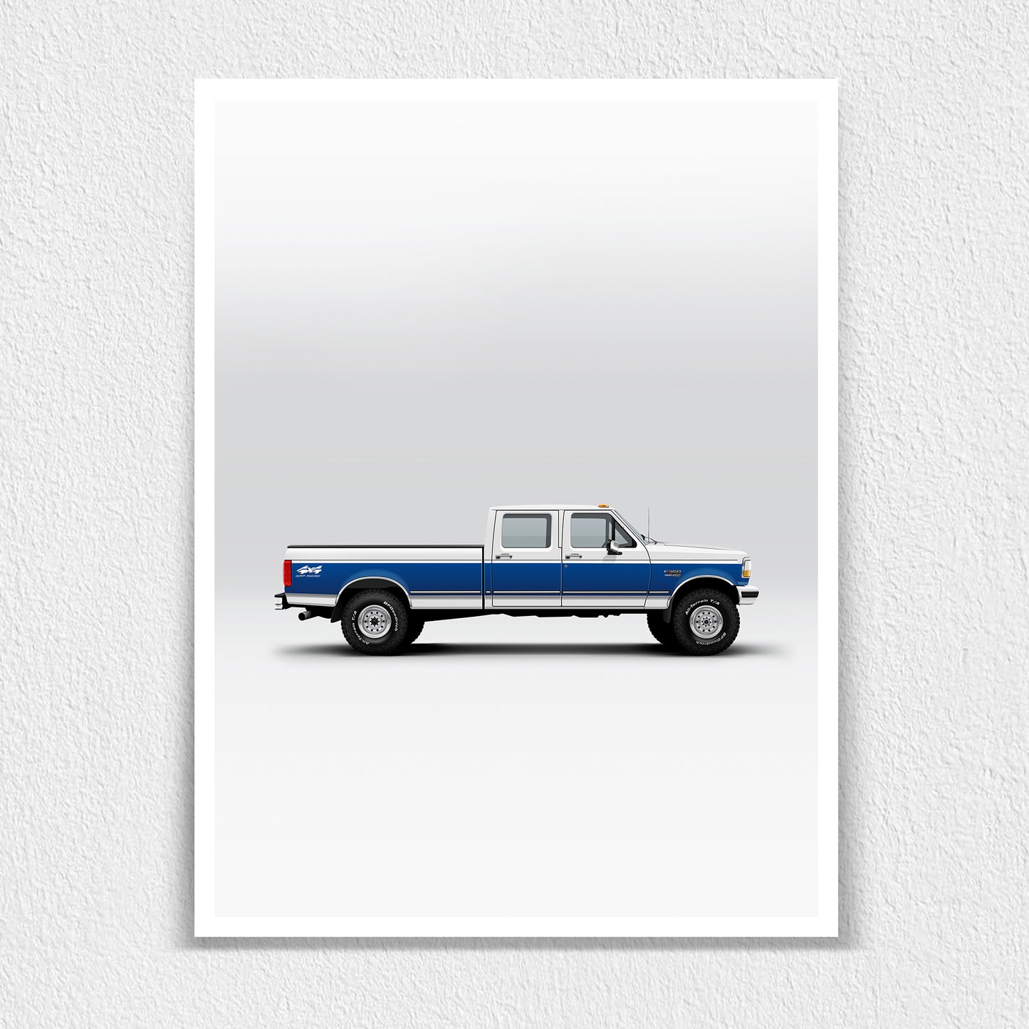 F350 Pickup Truck Print