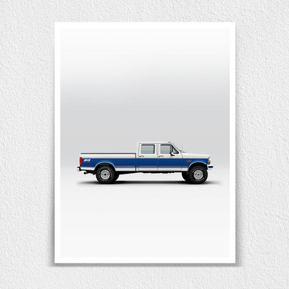 F350 Pickup Truck Print