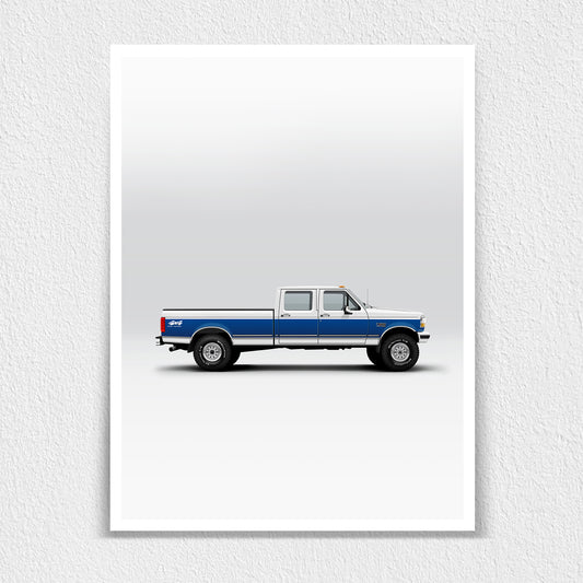 F350 Pickup Truck Print
