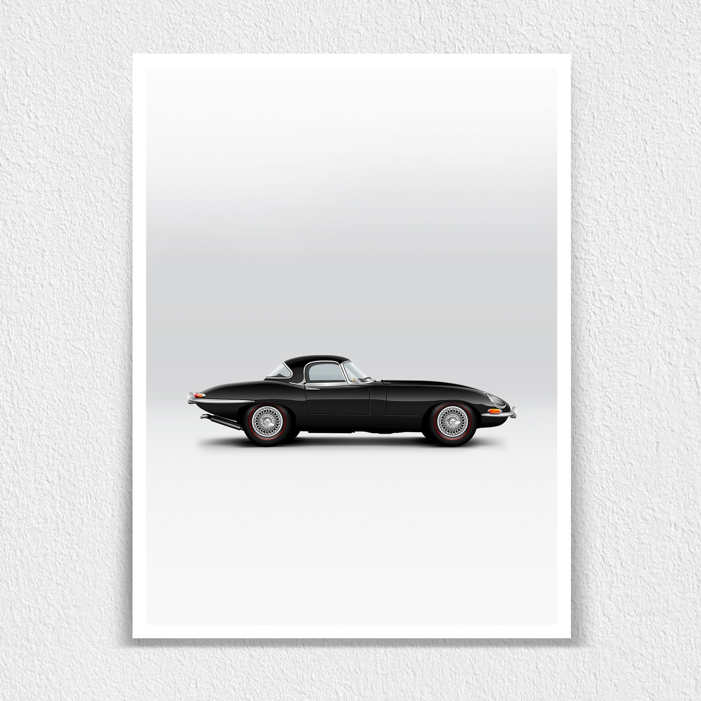 Classic British Sports Car Print