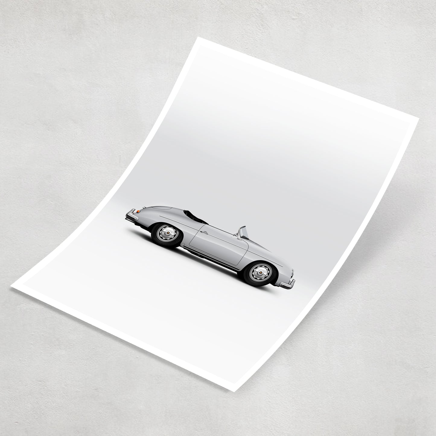 Classic German Sports Car 356 Convertible Print