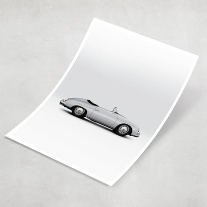 Classic German Sports Car 356 Convertible Print