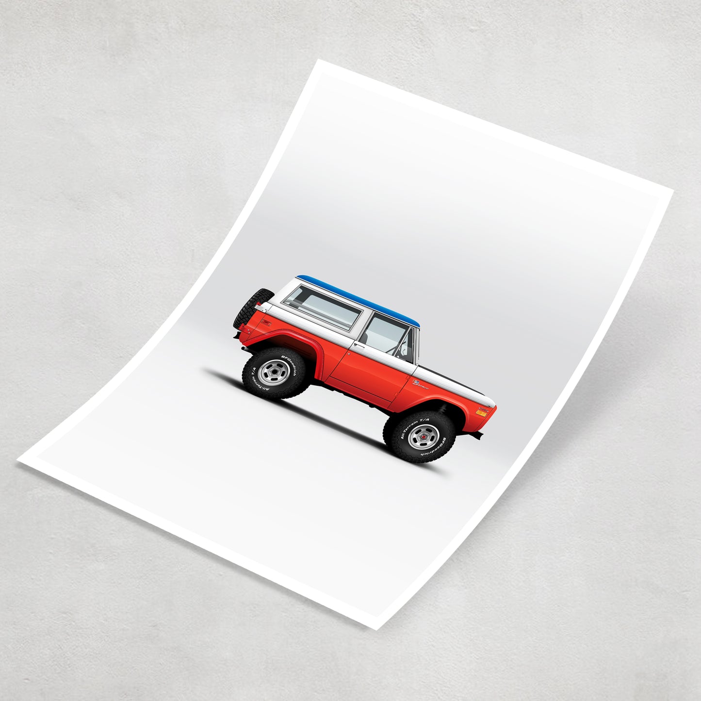 Baja Bronco Print
