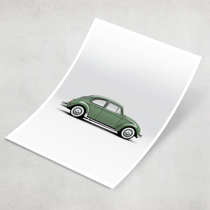 Classic German Rear Engine 2-Door Saloon Print