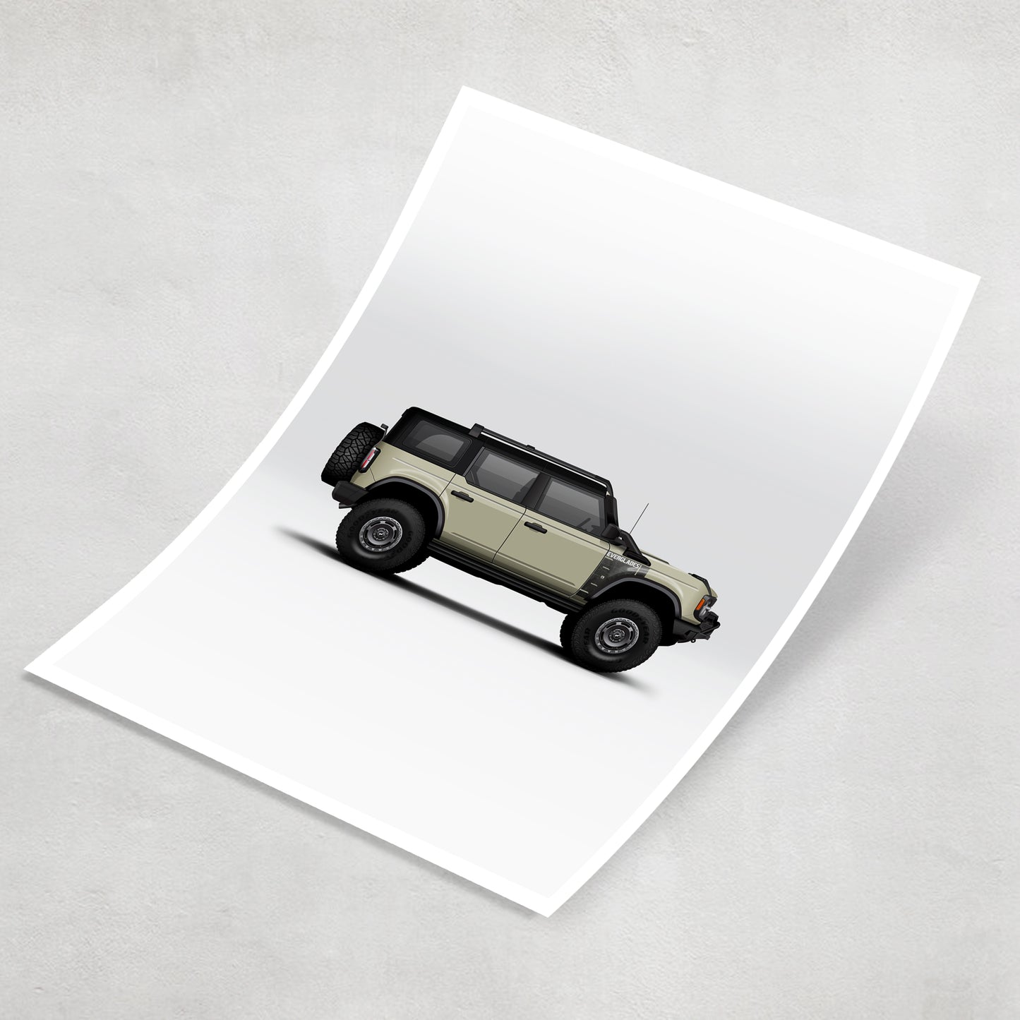 4 Door Bronco Everglades Print