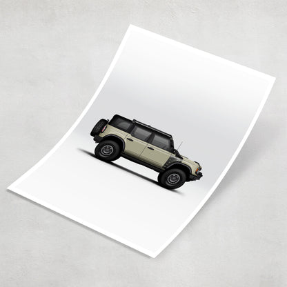 4 Door Bronco Everglades Print