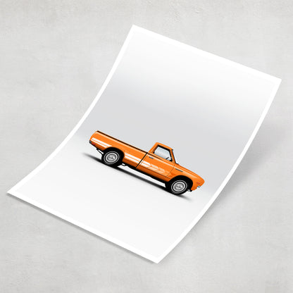 Datsun 620 Pickup Print