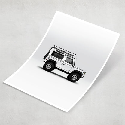 Iconic British Off-Road Vehicle 90 Print