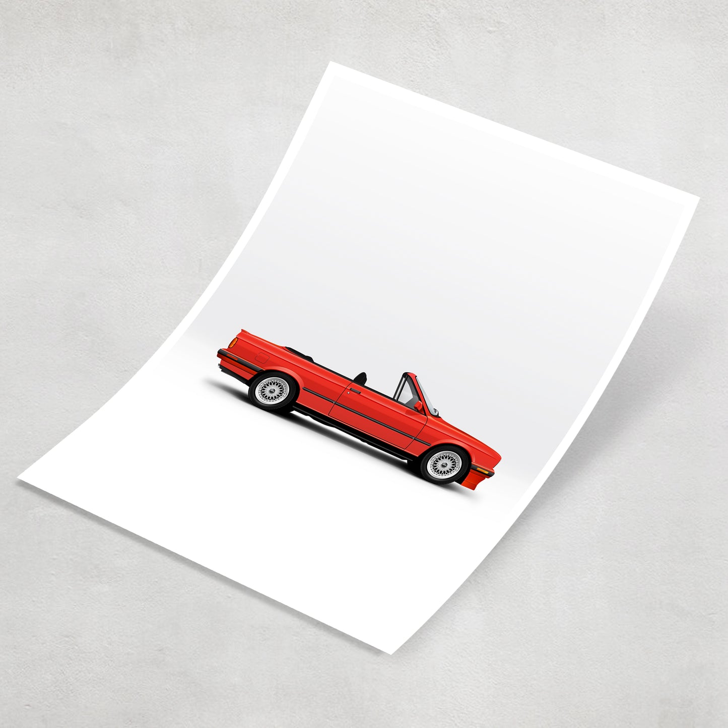BMW E30 Cabriolet Print