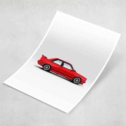 BMW E30 M3 Print