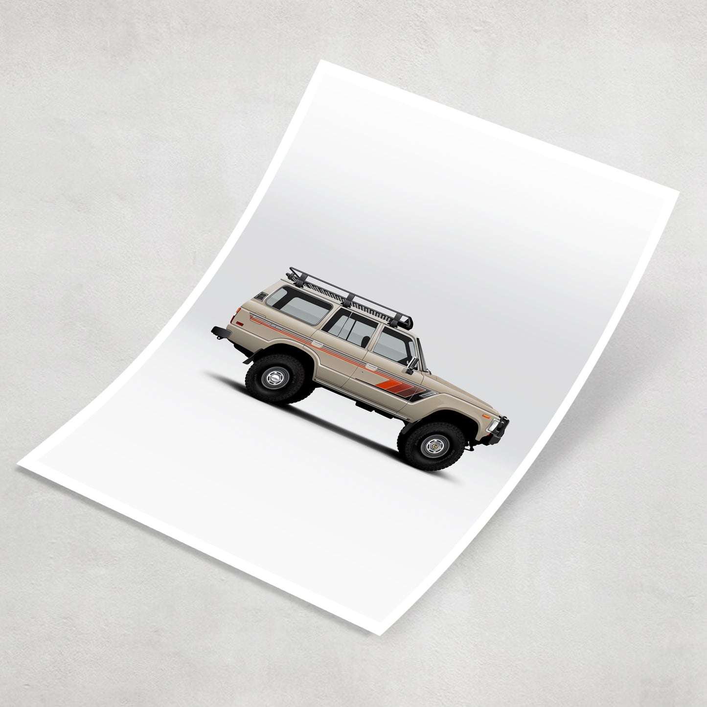 Toyota Land Cruiser FJ60 Print