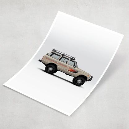 Toyota Land Cruiser FJ60 Print