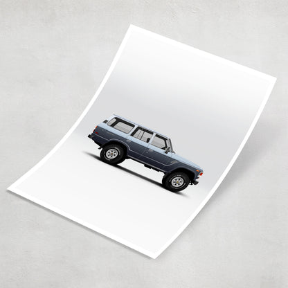 Toyota Land Cruiser FJ62 Print