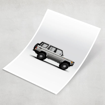 Toyota Land Cruiser FJ70 Print