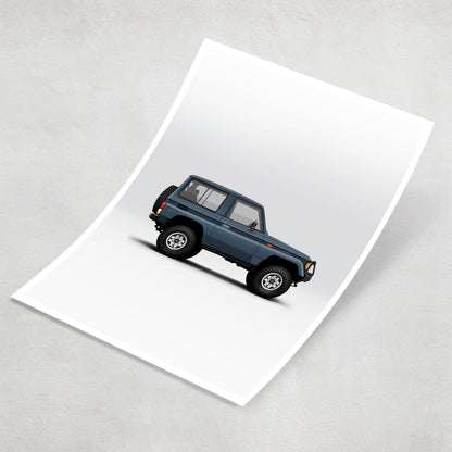 Toyota Land Cruiser FJ70 2 Door Print