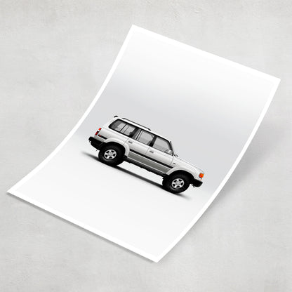Toyota Land Cruiser FJ80 Print