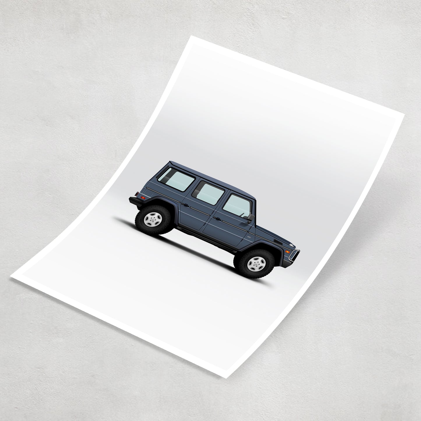 German Off-Road Vehicle 4 Door Wagon Print