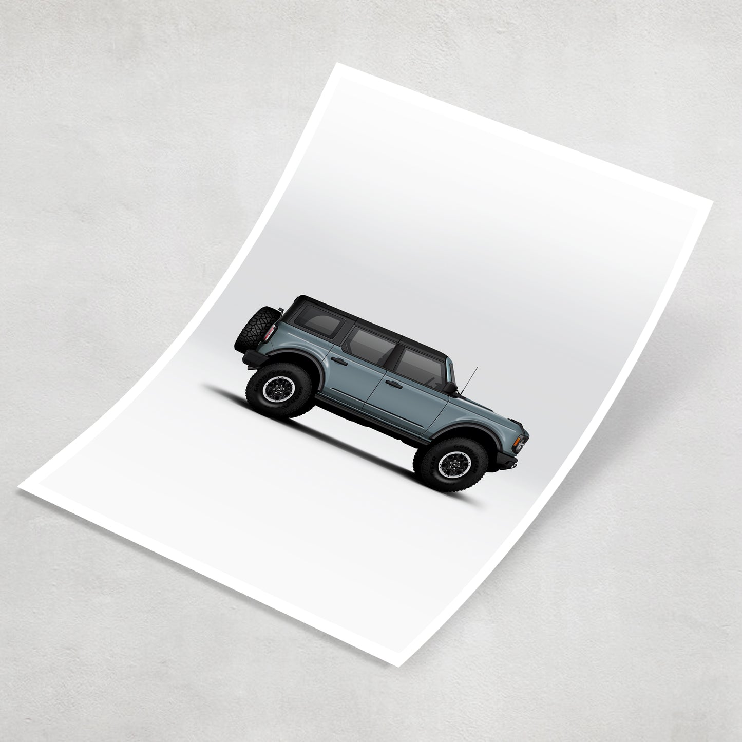 4 Door Bronco Print