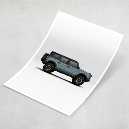 4 Door Bronco Print