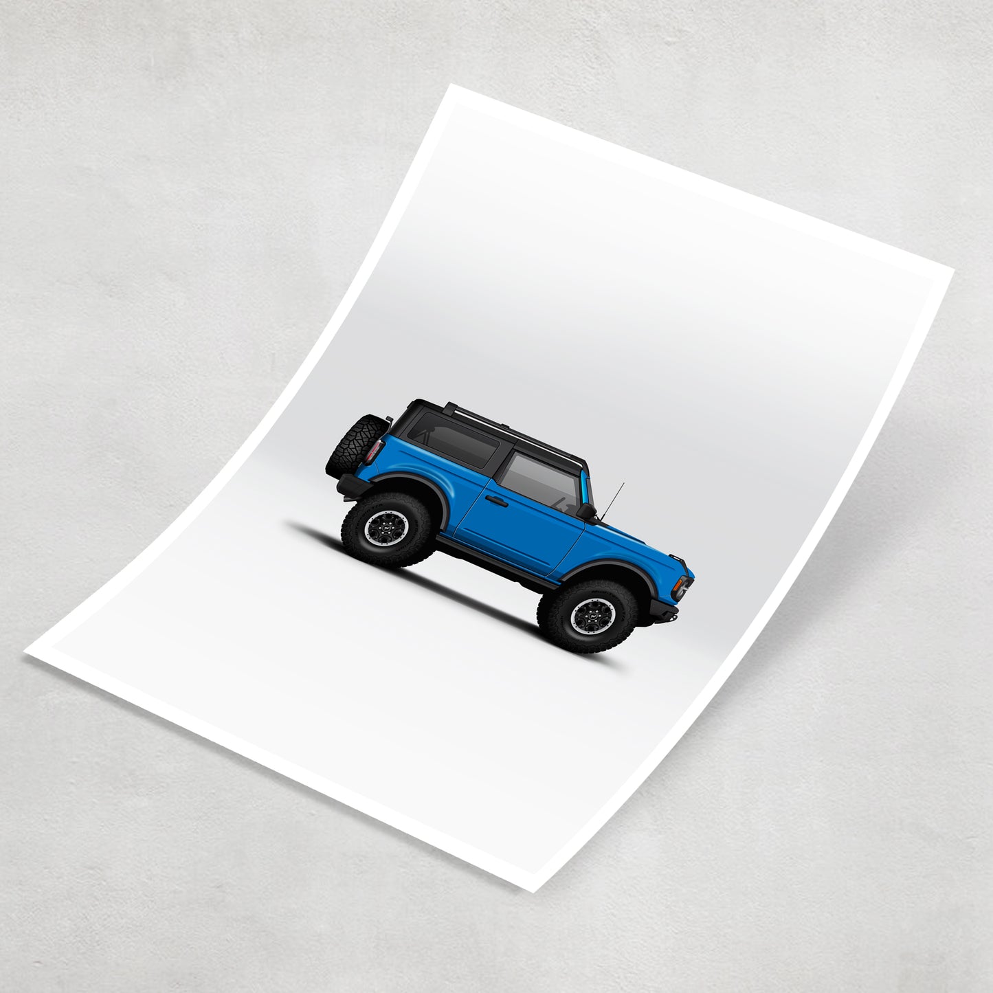 2 Door Bronco Print