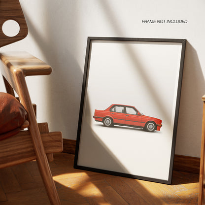 BMW E30 4 Door Print