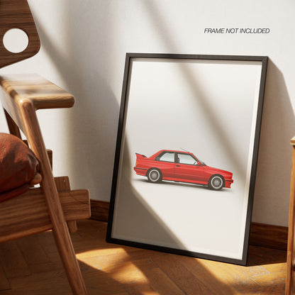 BMW E30 M3 Print