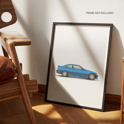 BMW E36 M3 Print