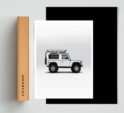 Iconic British Off-Road Vehicle 90 Print