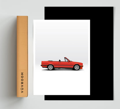 BMW E30 Cabriolet Print