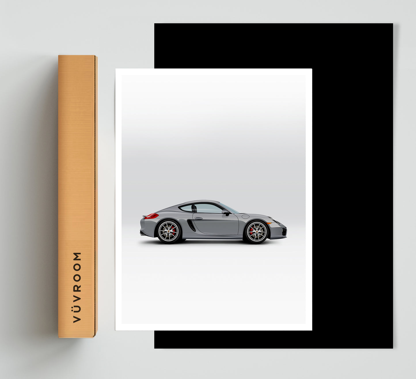 Iconic German Sports Car Cayman Print