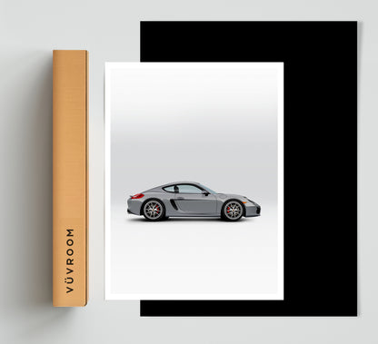 Iconic German Sports Car Cayman Print